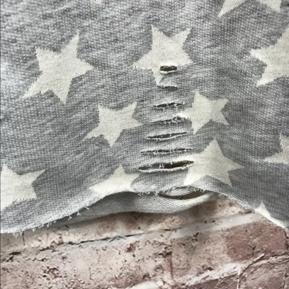 Sack’s Simple Life Star Print Shirt XL Distressed - Picture 7 of 10